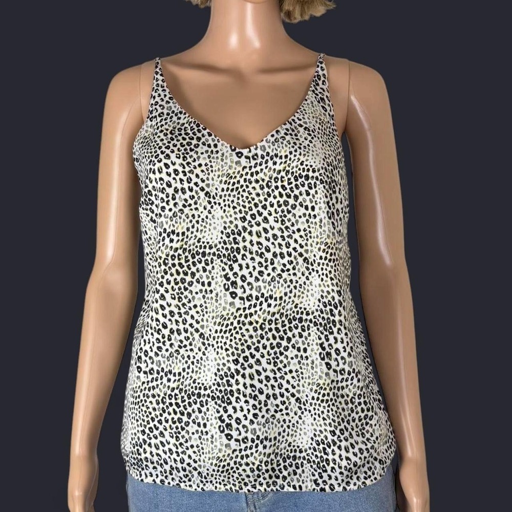 Banana Republic leopard print camisole tank top size Small Petite